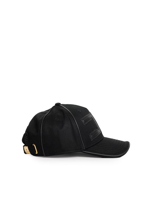 Cappello da baseball con logo Nero Elisabetta Franchi | CL21F57E2110